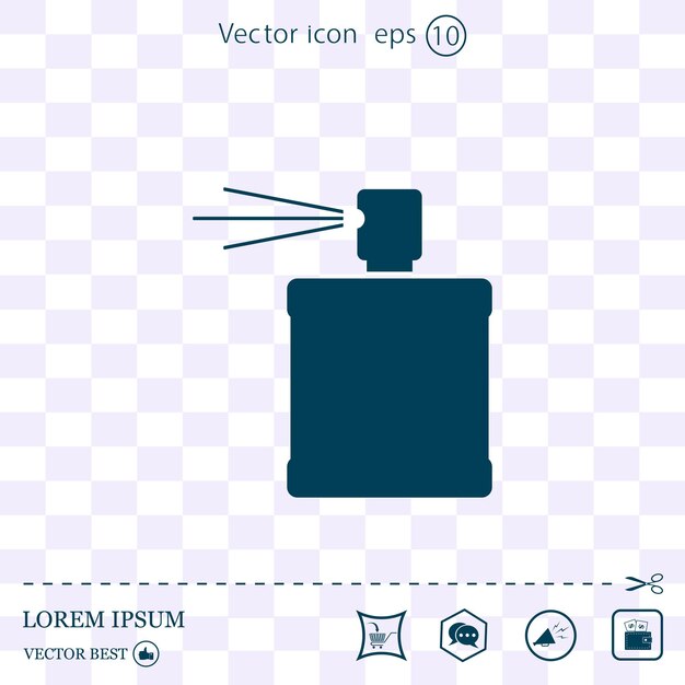 Fondo de luz de la ilustración vectorial
