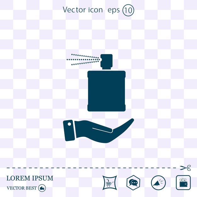 Fondo de luz de la ilustración vectorial