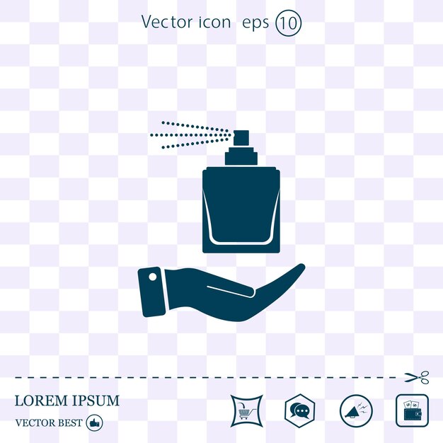 Fondo de luz de la ilustración vectorial