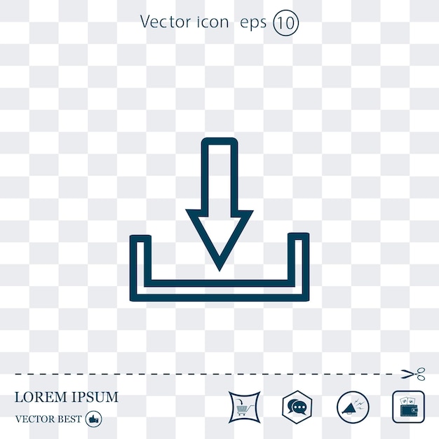 Fondo de luz de la ilustración vectorial