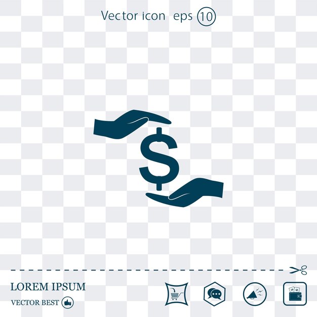 Fondo de luz de la ilustración vectorial