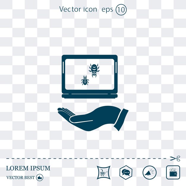 Fondo de luz de la ilustración vectorial