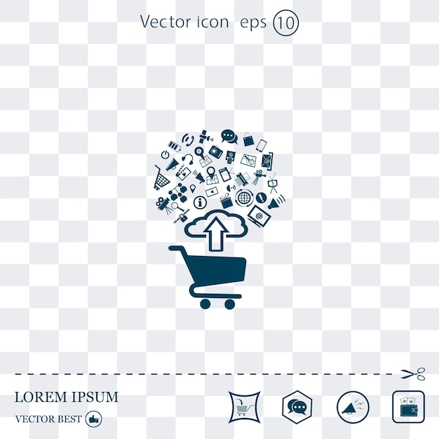 Fondo de luz de la ilustración vectorial