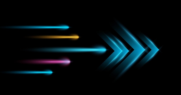 fondo de luz de onda de neón y espectro de líneas