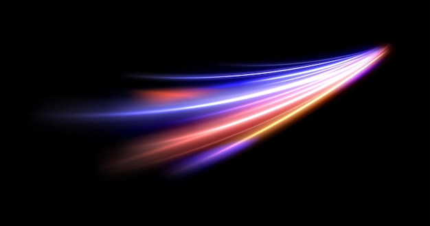 fondo de luz de onda de neón y espectro de líneas