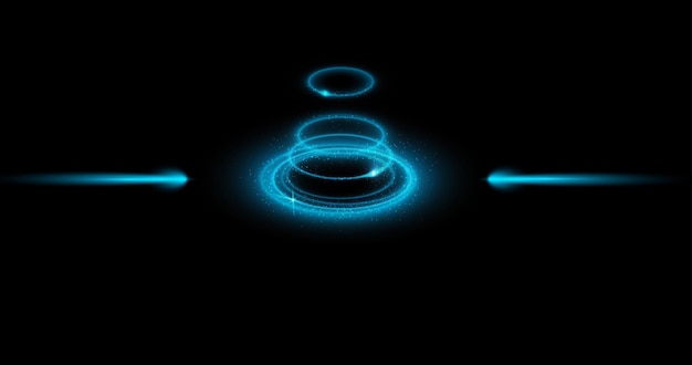 fondo de luz de onda de neón y espectro de líneas