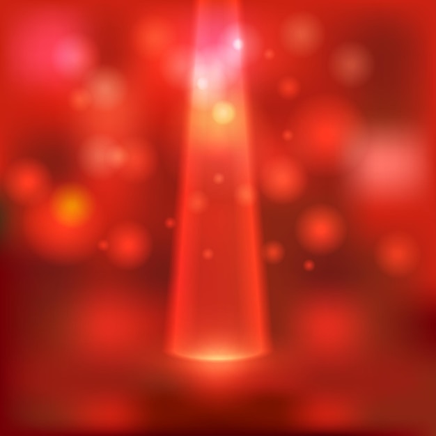 Fondo de luz roja del escenario