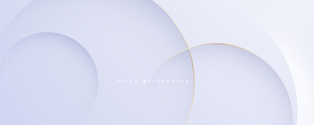 Fondo de luz y sombra de forma de círculo blanco abstracto