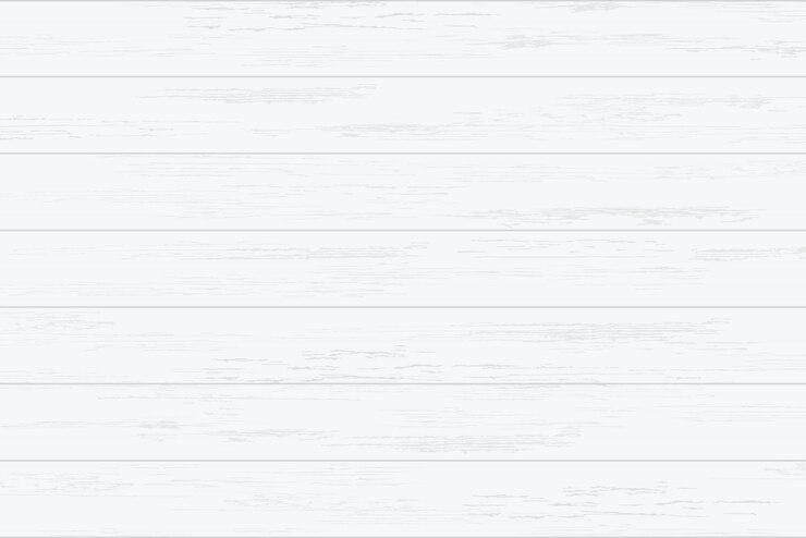 Vector fondo de madera blanco de la textura del tablón.