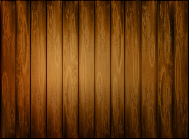 Vector fondo de madera oscura natural.