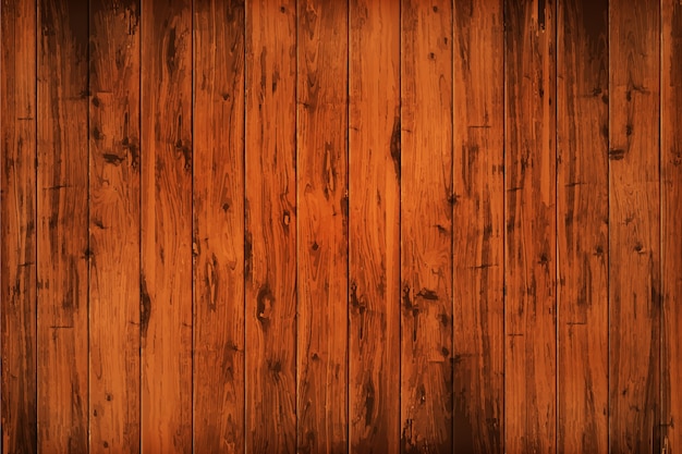 Vector fondo de madera realista