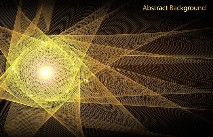 Vector fondo majestuoso y lujoso con luz dorada.