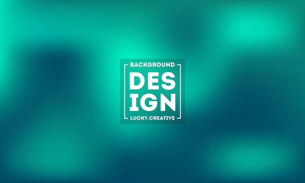 Fondo de malla de degradado borroso abstracto en colores modernos turquesa brillantes. Plantilla de banner suave colorido. Ilustración de vector de color suave fácil de editar