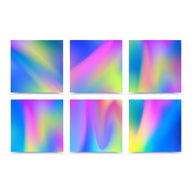 Fondo de malla de degradado borroso abstracto en hermosos colores brillantes