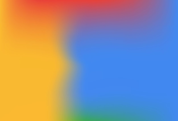 Fondo de malla de degradado colorido suave y borroso colores de arco iris brillantes modernos plantilla de banner de vector de color suave editable fácil