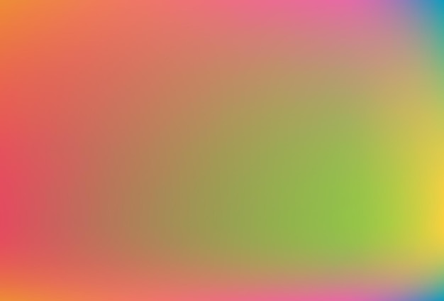 Fondo de malla de degradado colorido suave y borroso Colores de arco iris brillantes modernos Plantilla de banner de vector de color suave editable fácil