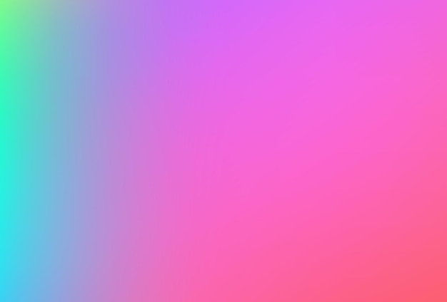 Fondo de malla de degradado colorido suave y borroso Colores de arco iris brillantes modernos Plantilla de banner de vector de color suave editable fácil