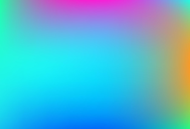 Fondo de malla de degradado colorido suave y borroso Colores de arco iris brillantes modernos Plantilla de banner de vector de color suave editable fácil