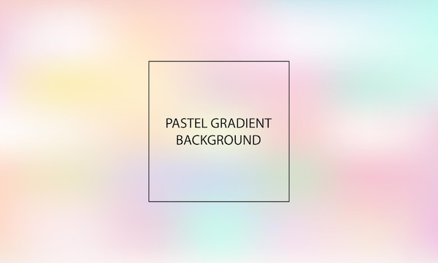 Fondo de malla de degradado de desenfoque abstracto con color de belleza pastel
