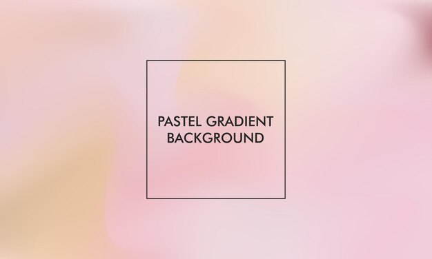 Fondo de malla de degradado de desenfoque abstracto con color de belleza pastel