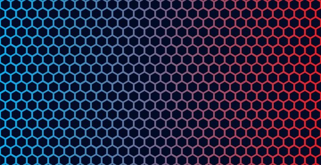 Fondo de malla de patrón de tecnología hexagonal