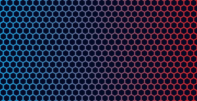 Fondo de malla de patrón de tecnología hexagonal