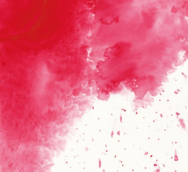 Fondo de mancha de acuarela roja