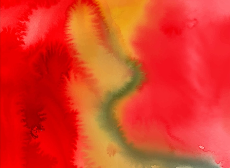 Vector fondo de mancha de acuarela roja
