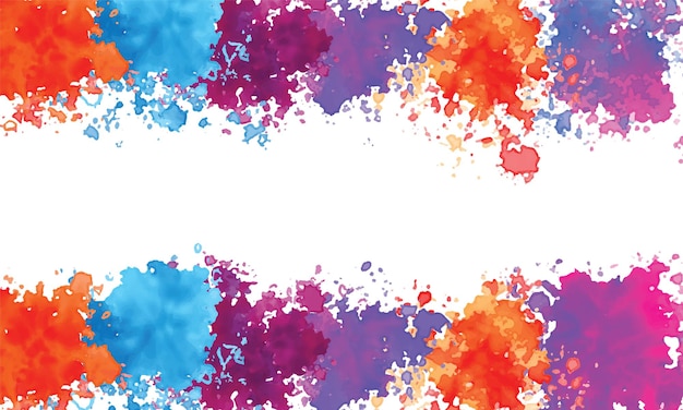 Fondo de mancha de gota colorida con espacio para ilustración de vector de texto