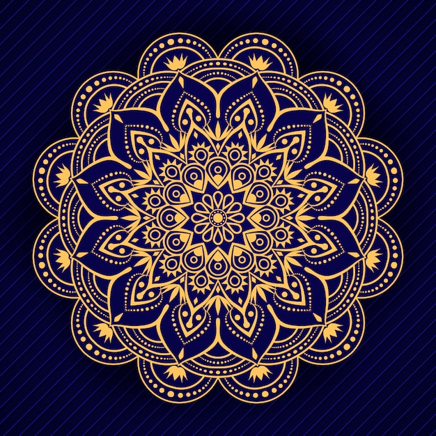 Fondo de mandala arabesco de lujo creativo