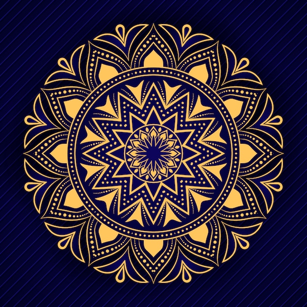 Fondo de mandala arabesco de lujo creativo