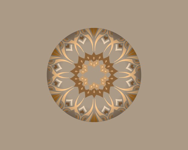 Fondo de mandala colorido vectorial