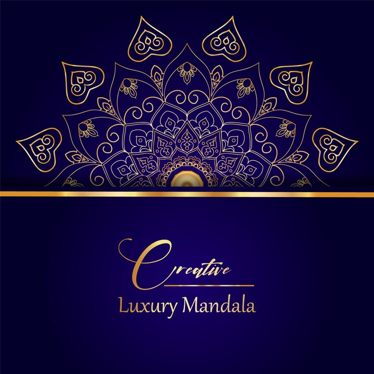 Fondo con mandala creativo