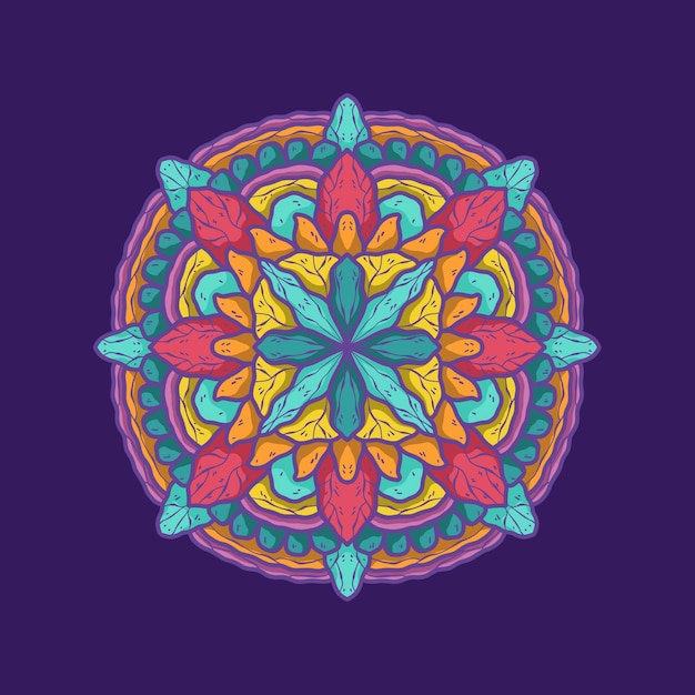 Fondo de mandala elegante vector gratuito