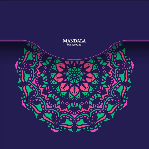Fondo de mandala. Elementos decorativos antiguos. Fondo dibujado a mano. Motivos islámicos, árabes, indios, otomanos.