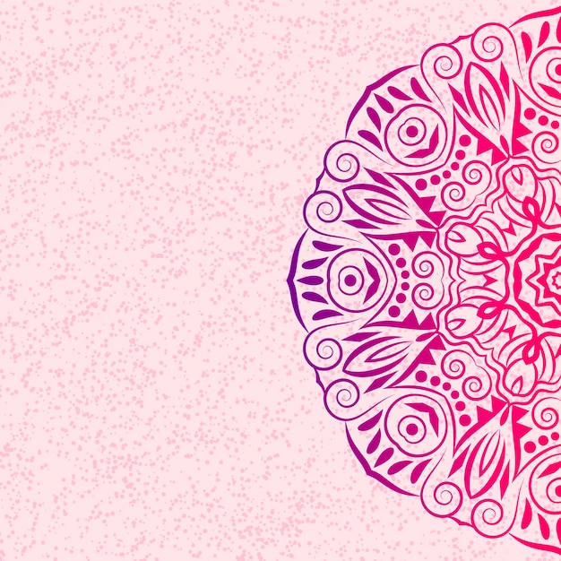 Vector fondo de mandala estilo bohemio