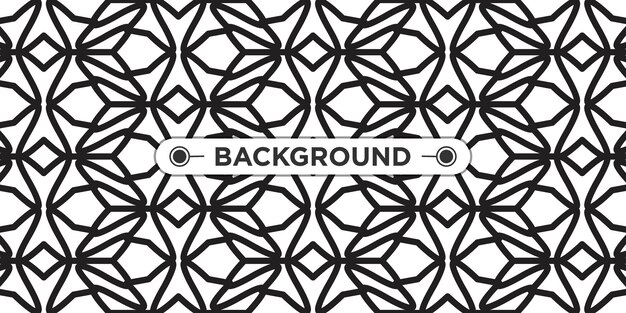 Fondo de mandala étnico blanco y negro