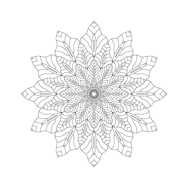 Fondo de mandala fácilmente editable y redimensionable