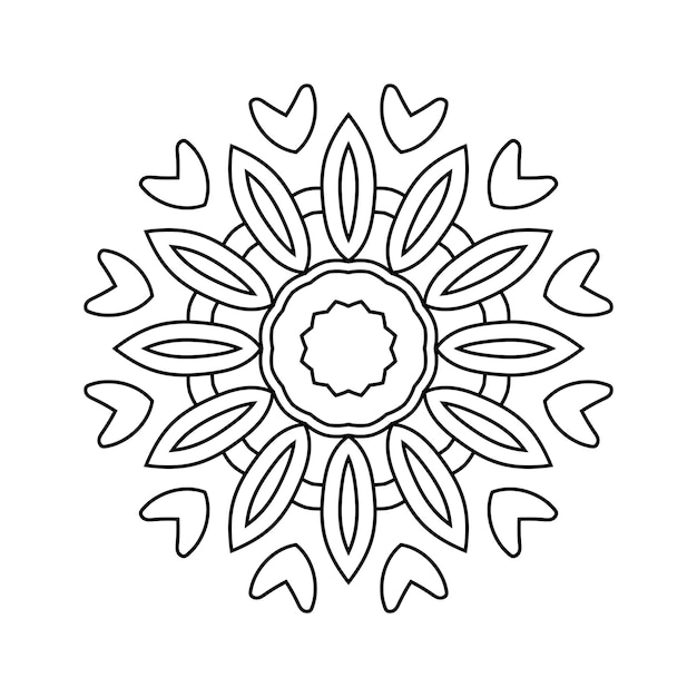 Fondo de mandala fácilmente editable y redimensionable