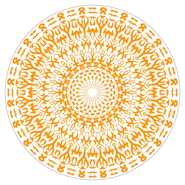 Fondo de mandala fácilmente editable