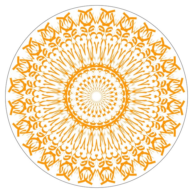 Fondo de mandala fácilmente editable
