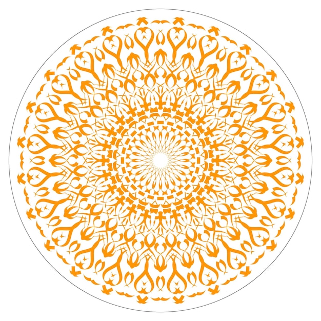 Fondo de mandala fácilmente editable