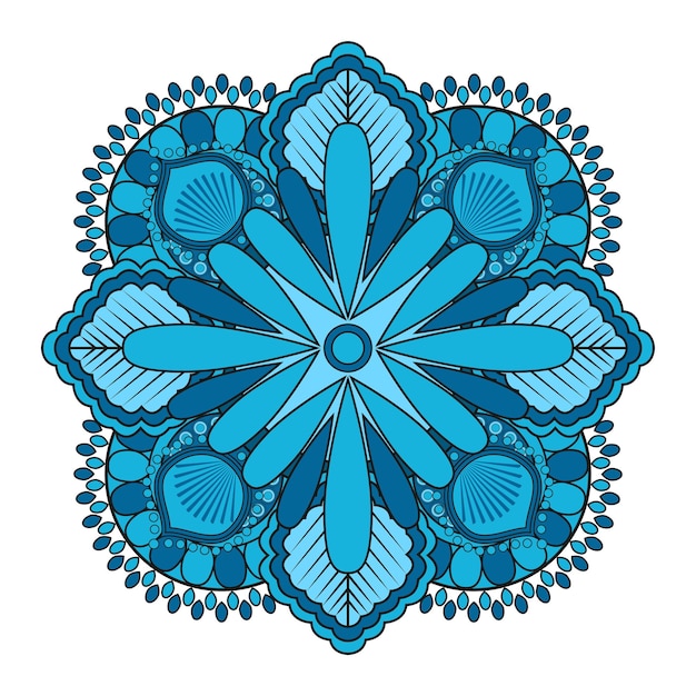 Fondo de mandala floral