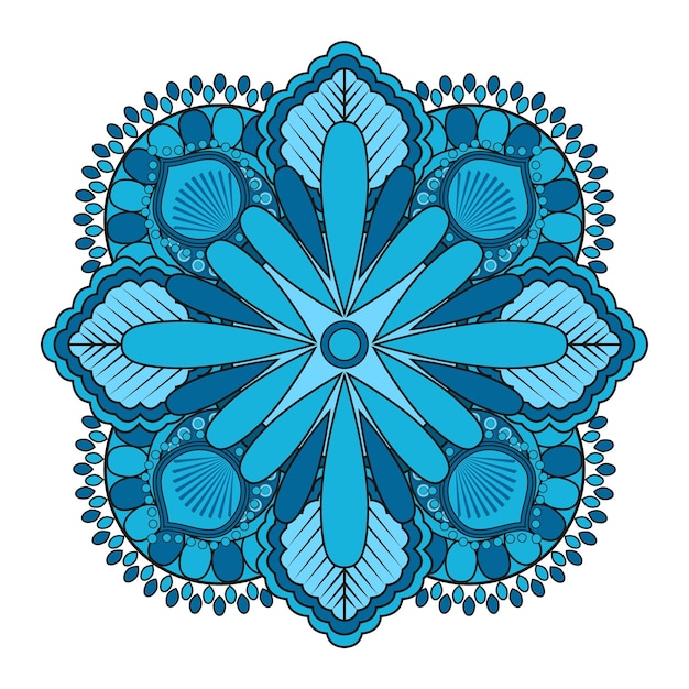 Fondo de mandala floral