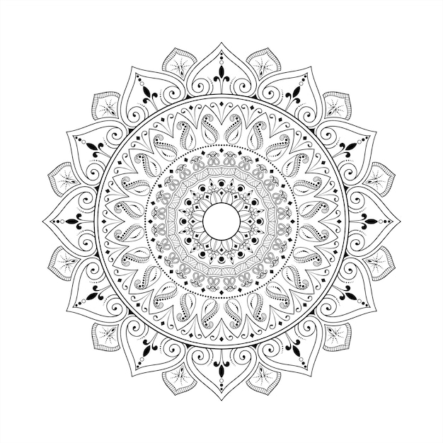 Fondo de mandala, fondo decorativo con un elegante mandala.