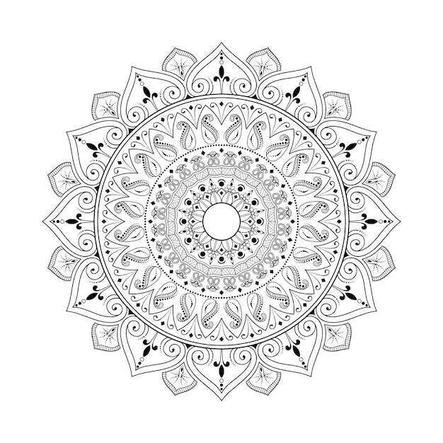 Fondo de mandala, fondo decorativo con un elegante mandala.