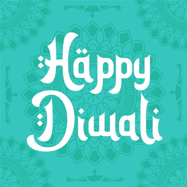 Fondo Mandala Happy Diwali Instagram Post Vector Ilustración