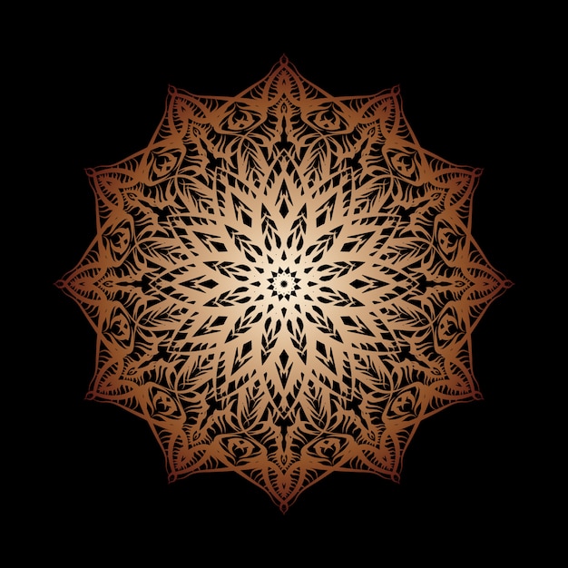 Fondo de mandala de lujo creativo