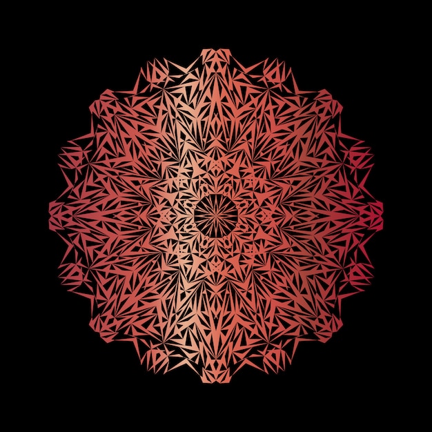 Fondo de mandala de lujo creativo