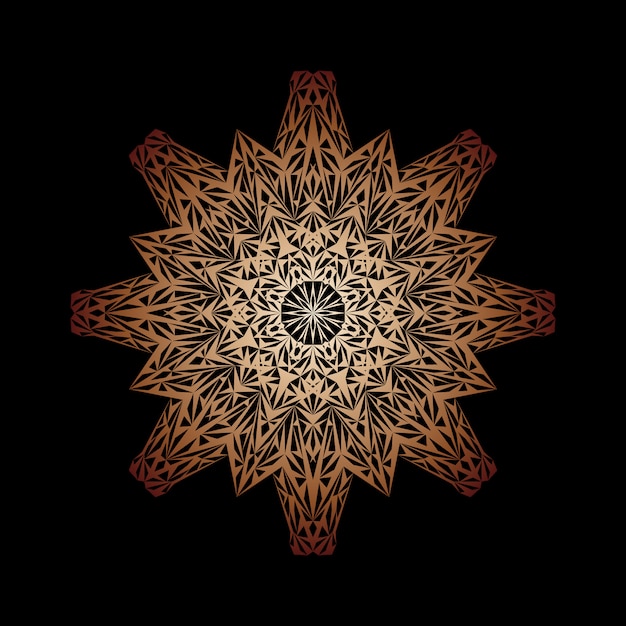 Fondo de mandala de lujo creativo